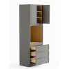 SMO309624-RTA-FR02-LG Framington 30-in x 24-in x 96-in Ready To Assemble Latitude Tall Oven Cabinet, Light Grey
