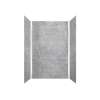 SMPPWK603696-59 Pioneer Plus 60-in x 36-in x 96-in Shower Wall Kit, Tundra Grey (8-in x 16-in Horizontal Tile Pattern with Stone Color)