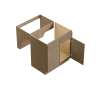 SMSB30-ADA-ASM-FR02-TW Framington 30-in x 24-in x 33-in Assembled Latitude ADA Sink Base Cabinet, Tan Wood