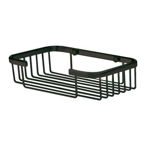 SMSBR-MB 8-in x 5-in x 1-in Rectangular Shower Basket, Matte Black