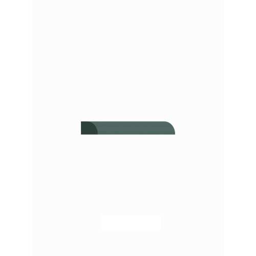 SMSHM-GR Framington 96-in Shoe Molding, Green