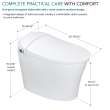 Samuel Müeller SMFSB-01 Flagship 1-Piece Elongated Smart Bidet Toilet in White