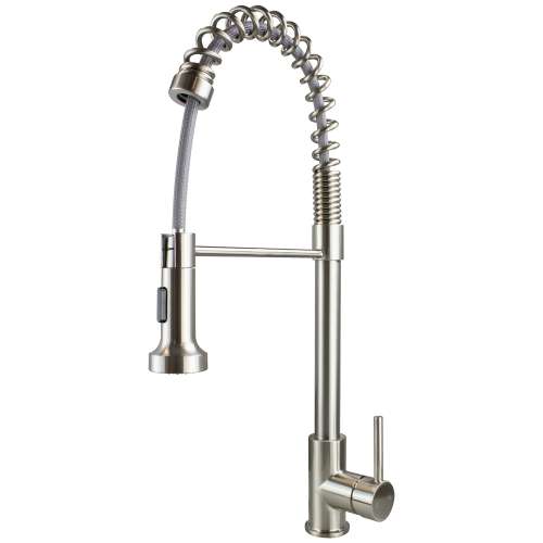 Samuel Müeller Cucina Pull-Out Kitchen Faucet in Luxe Stainless