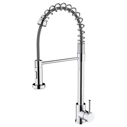 Samuel Müeller Cucina Pull-Out Kitchen Faucet in Polished Chrome