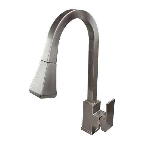 Samuel Müeller Kala Pull-Out Kitchen Faucet in Luxe Stainless