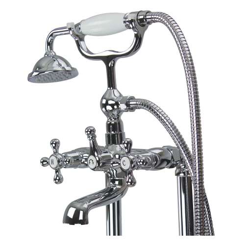 SM4210-PC Coronado Two-Handle Freestanding Tub Faucet With Hand Shower, Polished Chrome