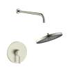 Samuel Müeller SMAPRK1610-1-BN Astra Single Function Round ADA Pressure Balance Shower Set, Brushed Nickel