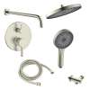 Samuel Müeller SMAPRK1610H-2-BN Astra Two Function Round ADA Pressure Balance With Hand Shower Set, Brushed Nickel