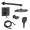 SMAPSK1610H-2-MB Astra Two Function Square ADA Pressure Balance With Hand Shower Set, Matte Black