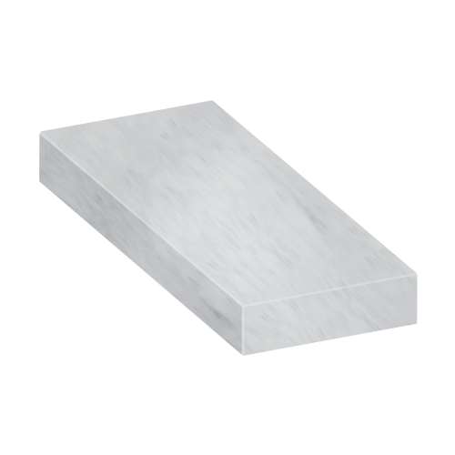 SMASB3012-190 30-in x 12-in x 4-in Solid Surface Adjustable Shower Bench, Bellagio