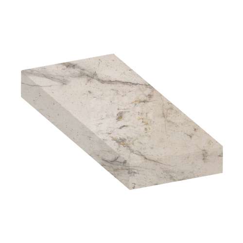 SMASB3012-48 30-in x 12-in x 4-in Solid Surface Adjustable Shower Bench, Butterscotch