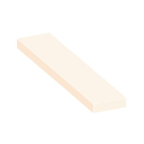 SMASB6012-02 60-in x 12-in x 4-in Solid Surface Adjustable Shower Bench, Cameo/Biscuit