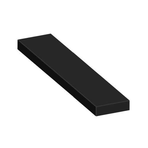 SMASB6012-09 60-in x 12-in x 4-in Solid Surface Adjustable Shower Bench, Black