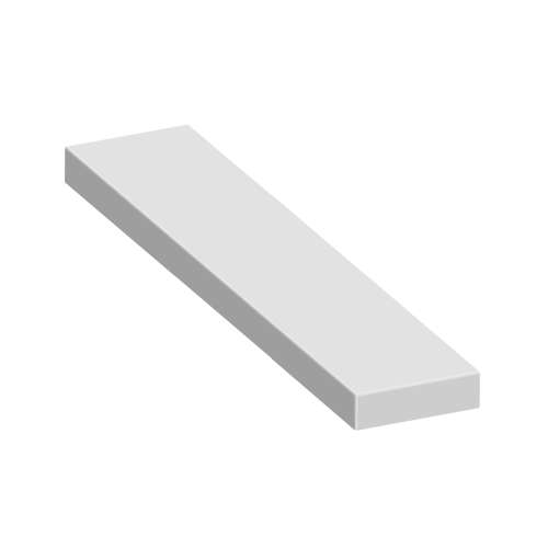 SMASB6012-39 60-in x 12-in x 4-in Solid Surface Adjustable Shower Bench, Grey