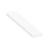 SMASB7212-01 72-in x 12-in x 4-in Solid Surface Adjustable Shower Bench, White