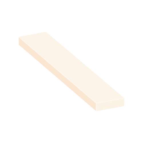 SMASB7212-02 72-in x 12-in x 4-in Solid Surface Adjustable Shower Bench, Cameo/Biscuit