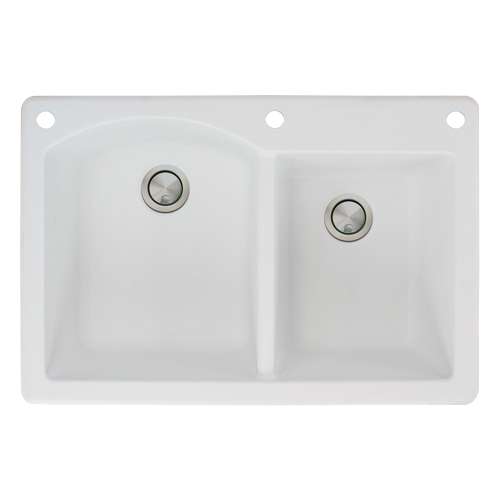 Samuel Müeller Adagio Granite 33-in Drop-in Kitchen Sink - SMATDD3322-BAE