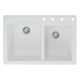 Adagio Granite 33-in Drop-in Kitchen Sink - SMATDD3322-BCDE