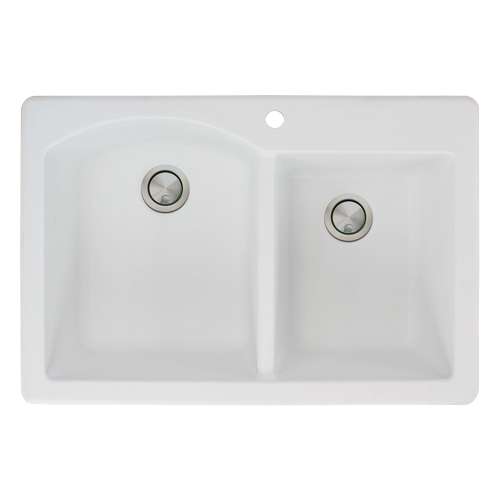 Samuel Müeller Adagio Granite 33-in Drop-in Kitchen Sink - SMATDD3322