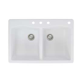 Adagio Granite 33-in Drop-in Kitchen Sink - SMATDE3322-CBDE