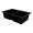 SMATDE3322-09-1 Adagio 33-in x 22-in x 10-in Equal Double Bowls Drop-In silQgranite Kitchen Sink With 1 C Faucet Hole, Black