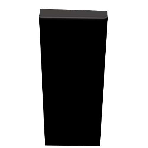 Samuel Müeller SMBATN961-09 96-in Solid Surface Batten Molding (1 Piece), Black