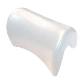 SMBP106 10-in x 4-in x 6-in Luxury Polyurethane Bathtub Pillow, White