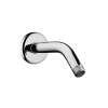 Samuel Müeller SMBSA6R-PC Basic 6-in Shower Arm With Round Escutcheon, Polished Chrome