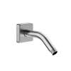 Samuel Müeller SMBSA6S-BN Basic 6-in Shower Arm With Square Escutcheon, Brushed Nickel