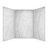 SMBWK604896-72 BelAir 60-In X 48-In X 96-In Glue To Wall 3-Piece Shower Wall Kit, Life Tree