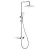 Samuel Müeller SMCTSS-PC Selene Three Function Thermostatic With Hand Shower And Shelf Shower Set, Polished Chrome