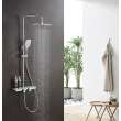 Samuel Müeller SMCTSS-PC Selene Three Function Thermostatic With Hand Shower And Shelf Shower Set, Polished Chrome