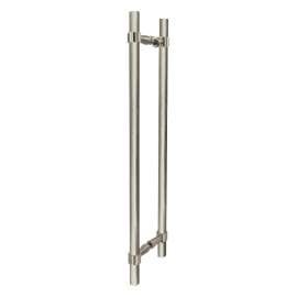 SMDH-BND-D-BP-M Barrington 20-in Barn/Pivot Shower Door Plain Double Sided Handles, Master