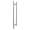 SMDH-BND-D-BP-PC Barrington 20-in Barn/Pivot Shower Door Plain Double Sided Handles, Polished Chrome