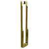 Samuel Müeller SMDH-BND-D-J-CB Juliette 20-in Barn/Pivot Shower Door Double Sided Handles, Champagne Bronze