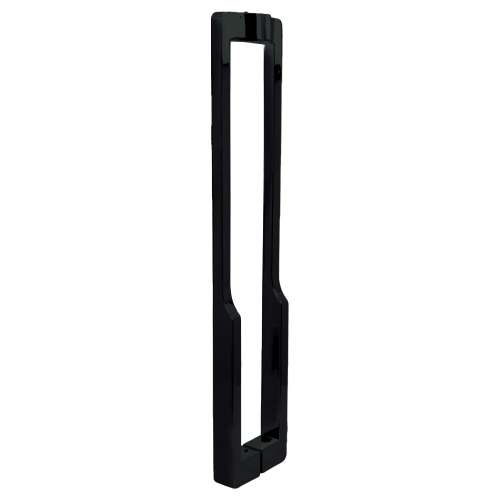 Samuel Müeller SMDH-BND-D-J-MB Juliette 20-in Barn/Pivot Shower Door Double Sided Handles, Matte Black