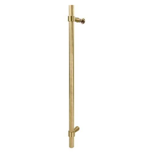 Samuel Müeller SMDH-BND-K-BK-CB Barrington 20-in Barn/Pivot Shower Door Knurled Handle And Knob, Champagne Bronze