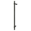 Samuel Müeller SMDH-BND-K-BK-MB Barrington 20-in Barn/Pivot Shower Door Knurled Handle And Knob, Matte Black