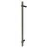 Samuel Müeller SMDH-BND-K-BP-MB Barrington 20-in Barn/Pivot Shower Door Plain Handle And Knob, Matte Black