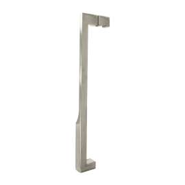 SMDH-BND-K-J-BS Juliette 20-in Barn/Pivot Shower Door Handle And Knob, Brushed Stainless