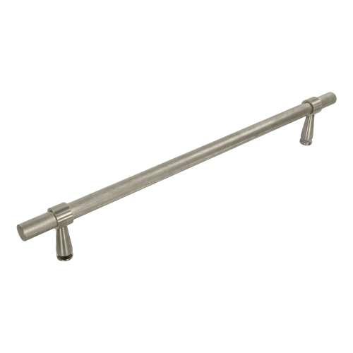 Samuel Müeller SMDH-BPD-BK-BS Barrington 20-in By-Pass Shower Door Knurled Handles (Pair), Brushed Stainless