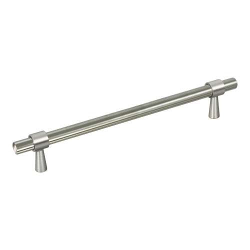 Samuel Müeller SMDH-BPD-BP-BS Barrington 20-in By-Pass Shower Door Plain Handles (Pair), Brushed Stainless