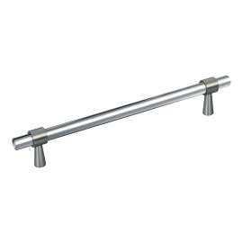 Samuel Müeller SMDH-BPD-BP-M Barrington 20-in By-Pass Shower Door Plain Handles (Pair), Master