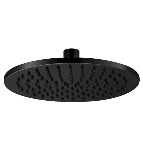 Samuel Müeller SMDSHC12R-MB Camilla 12-in x 12-in Single Function Round Showerhead, Matte Black