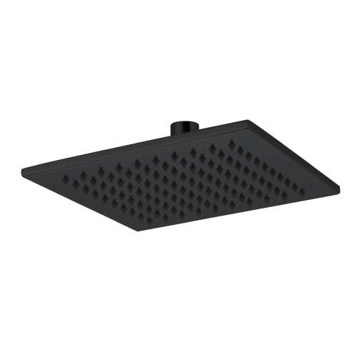 Samuel Müeller SMDSHC12S-MB Camilla 12-in x 12-in Single Function Square Showerhead, Matte Black