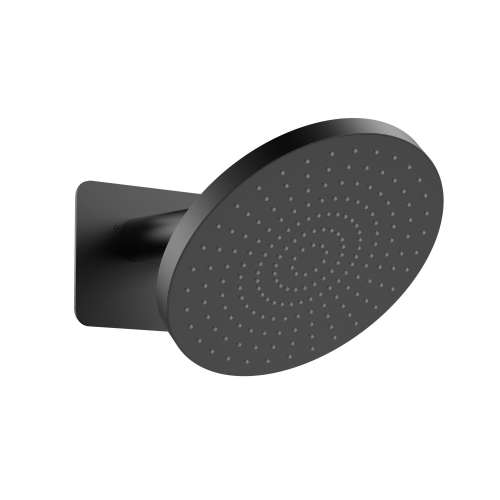 Samuel Müeller SMDSHR1FR-MB Remington 13-in x 13-in Single Function Round Showerhead, Matte Black