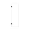 Ethan 25-in W x 76-in H Hinged Shower Door in Matte Black with Clear Glass, SMEHTA-257610C-MB