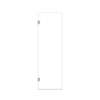 Ethan 25-in W x 76-in H Hinged Shower Door in Polished Chrome with Clear Glass, SMEHTA-257610C-PC