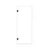 Ethan 30-in W x 76-in H Hinged Shower Door in Matte Black with Clear Glass, SMEHTA-307610C-MB