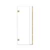Ethan 31.5-in W x 76-in H Hinged Shower Door in Champagne Bronze with Clear Glass, SMEHTB-315257610C-CB